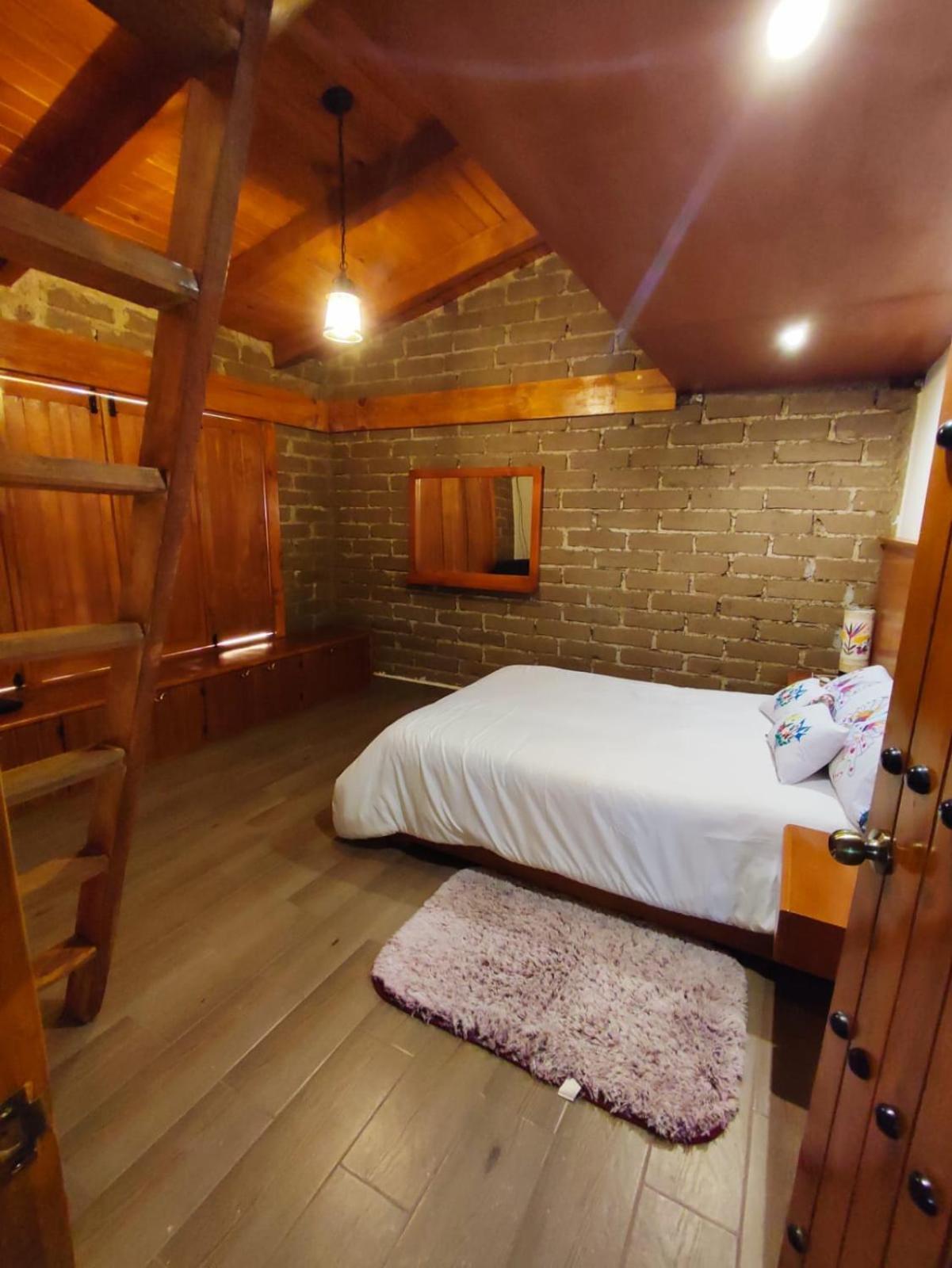 hermosa cabaña el rio Zacatlán Exterior foto