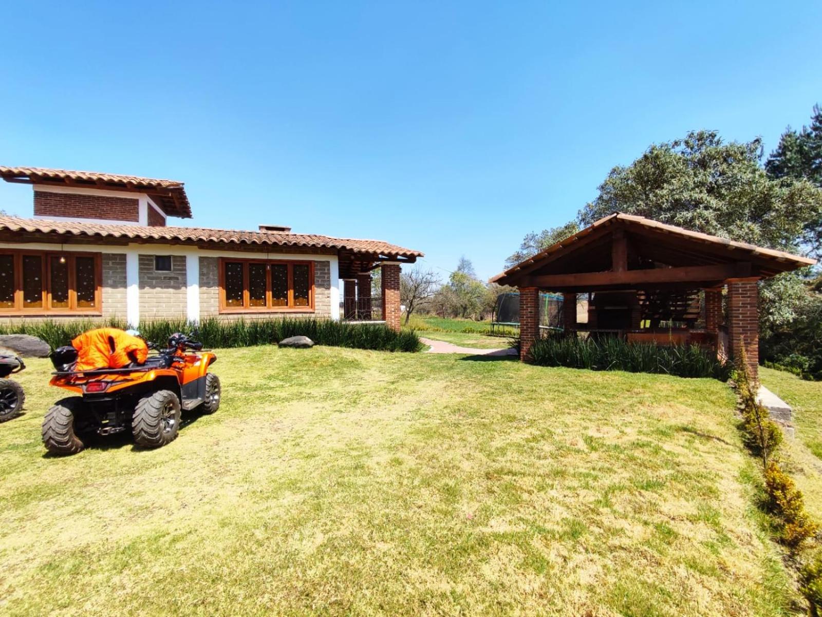 hermosa cabaña el rio Zacatlán Exterior foto
