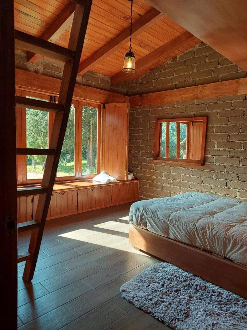 hermosa cabaña el rio Zacatlán Exterior foto