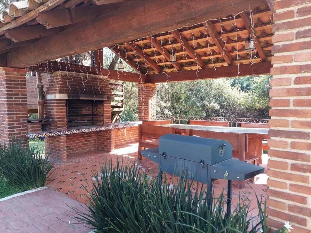 hermosa cabaña el rio Zacatlán Exterior foto